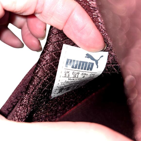 Puma 8 Fierce KRM Wine Red  Cross Trainer High Top Women's Tennis Shoe Sneaker - Picture 3 of 7